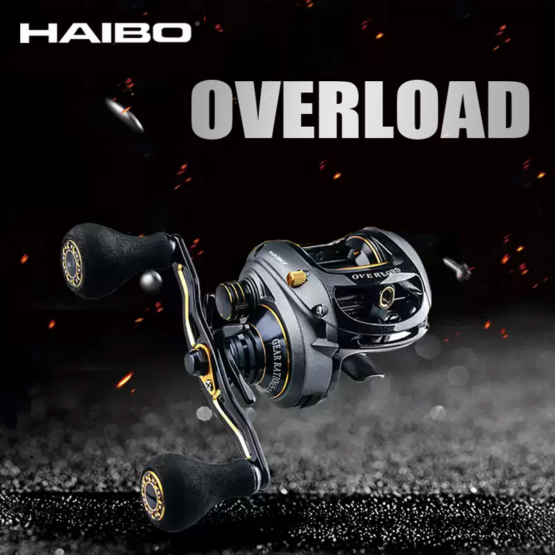 Abu Garcia Reel Max - Рыболовная катушка Haibo OVERLOAD Baitcasting для