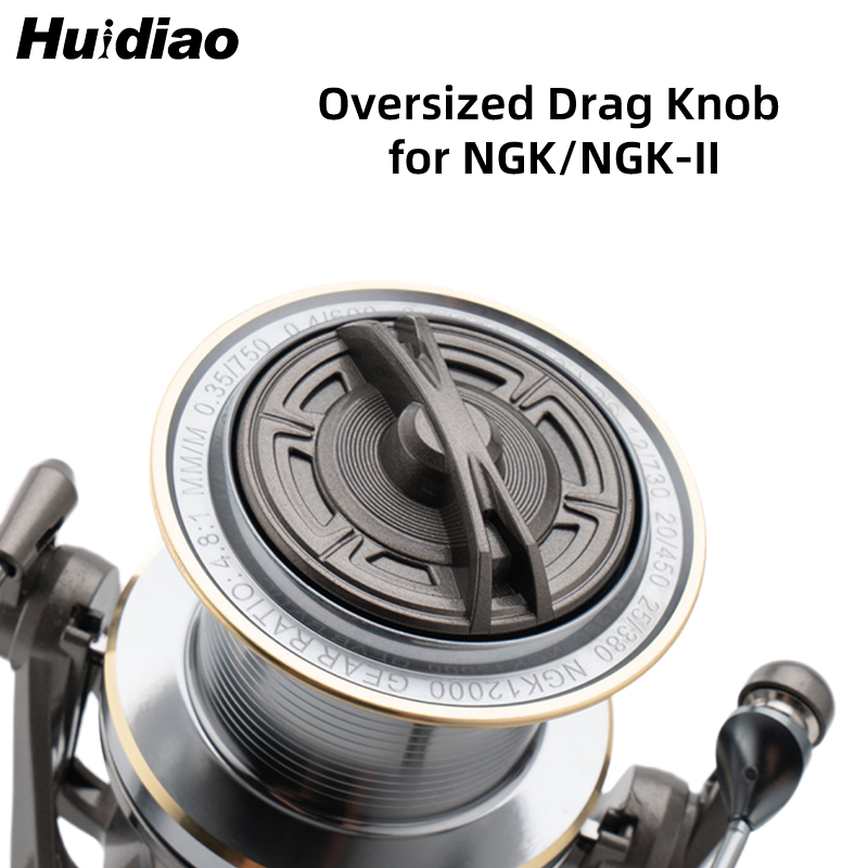 Reel Drag Knob - Большая ручка перетаскивания HUIDIAO, легкая крышка,