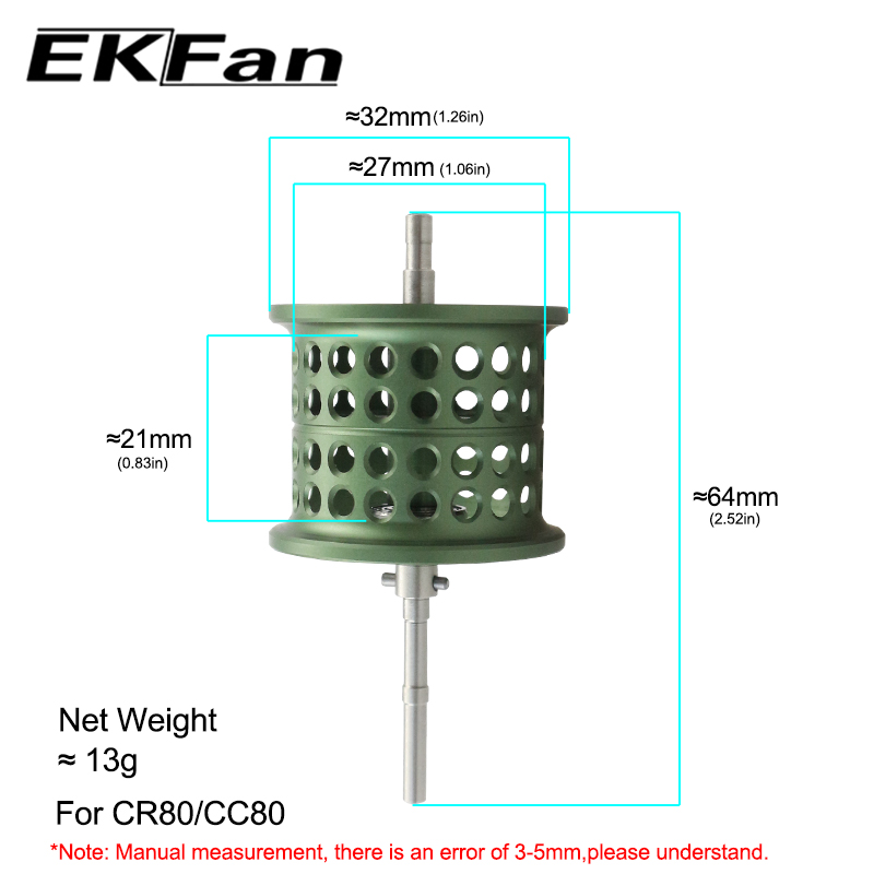 EKFan Green Micro Matter Threa – обзор и цена Reel Drag Knob